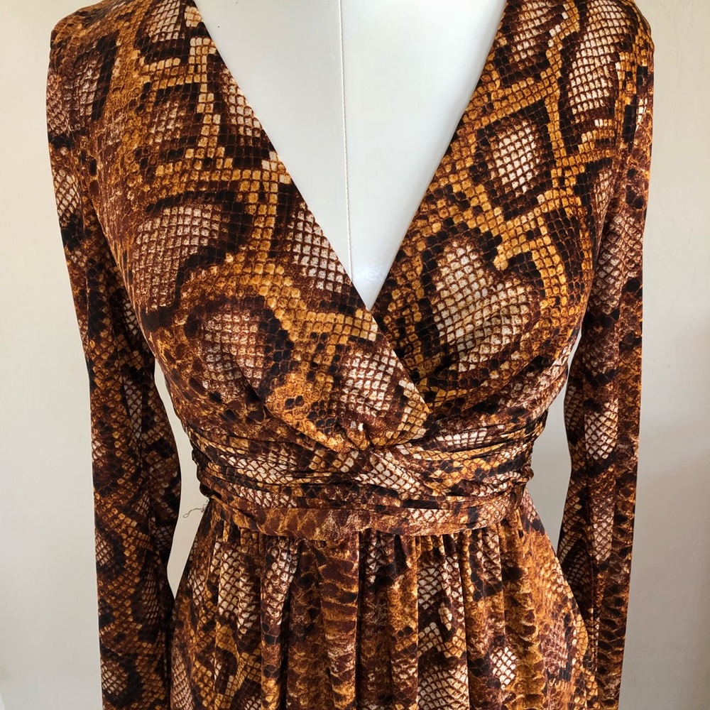 ALTUZARRA- Animal Print Dress